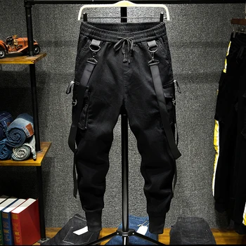 

Men High Street Fashion Slim Fit Harem Pant Streetwear Hip Hop Dancing Casual Pant Male Cargo Trousers Joggers Sweatpants