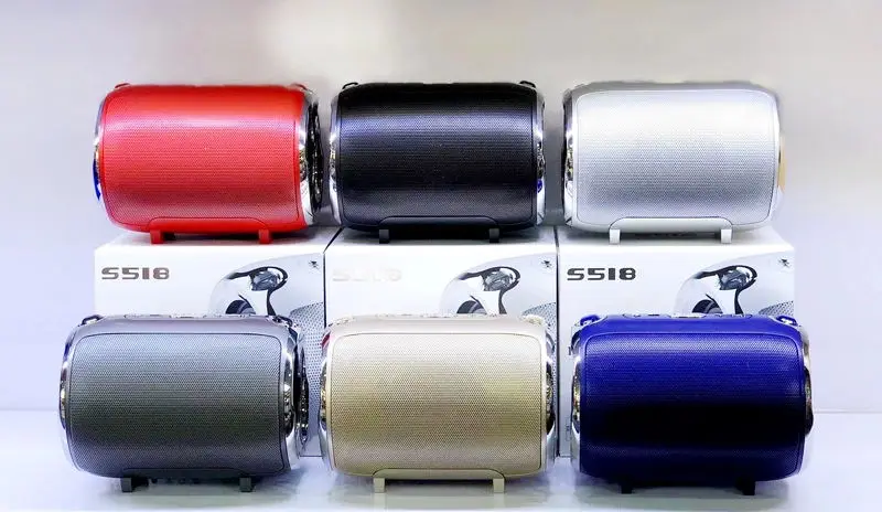 S518 altoparlante bluetooth беспроводной сабвуфер Портативный cinturino colonna sonora spina Bluetooth colonna аудио altoparlante TF