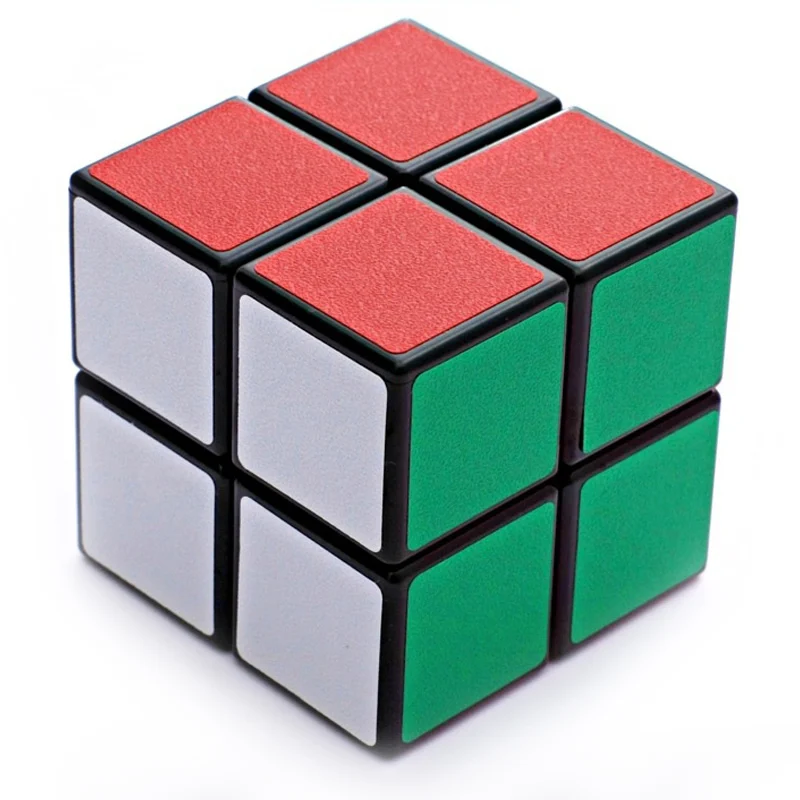 black Кубики 2X2 Cubo Magico матовый четвёртый заказ кубик-головоломка Кубик Рубика профессиональные Развивающие иг - Цвет: black