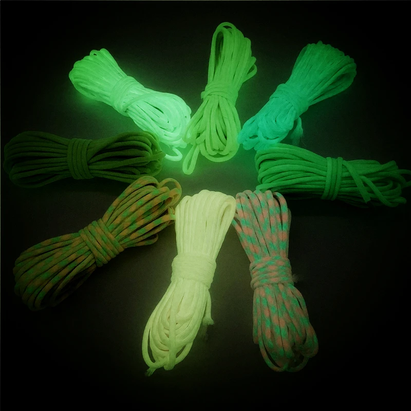 4mm Luminous Rope Paracord 5yards For DIY Bracelet Accessories