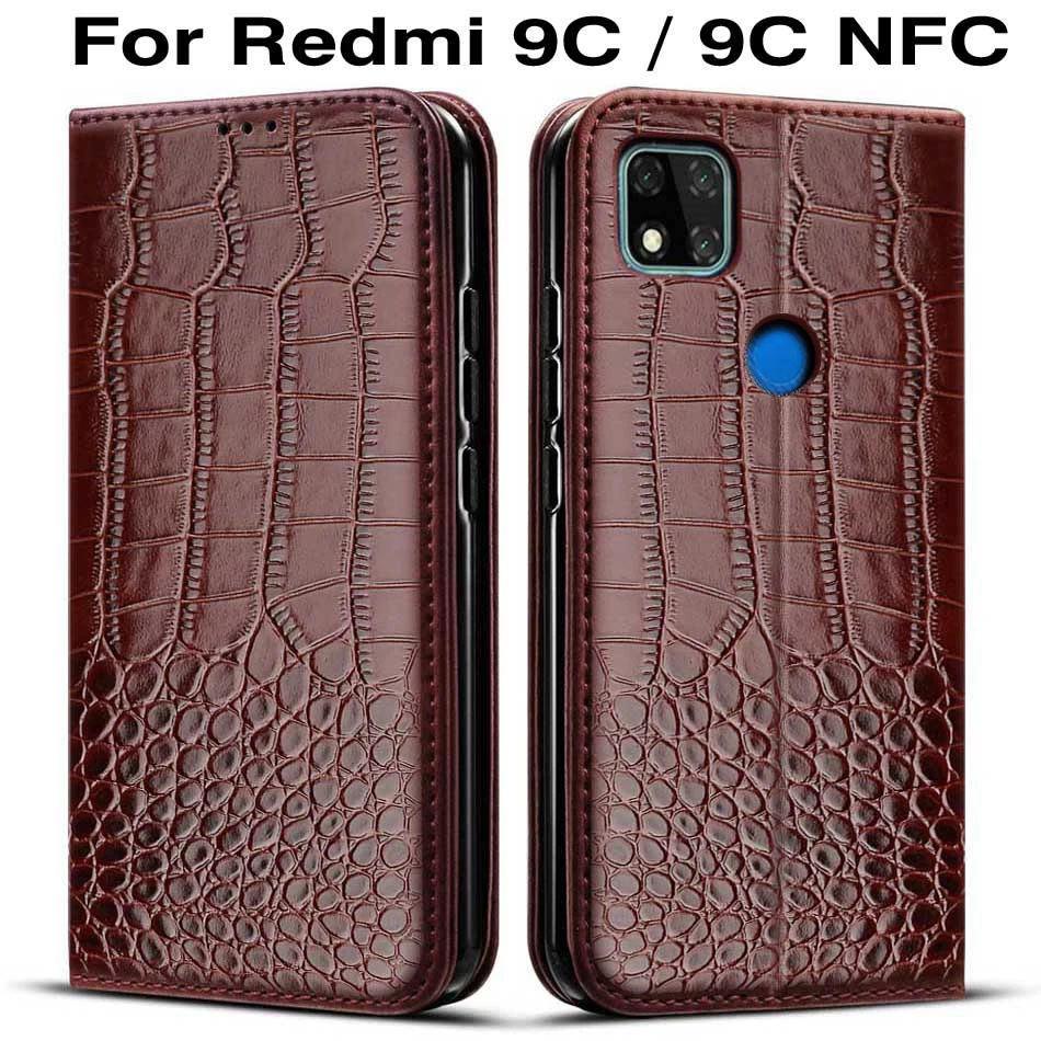 best flip cover for xiaomi case For Redmi 9 Case Cover flip leather Silicone TPU phone For Xiaomi Redmi 9C NFC case redmi 9A Redmi9C NFC cover Protective xiaomi leather case case