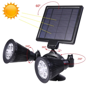 

12 LED Solar Lights Motion Sensor Outdoor Rotatable Security Light For Yard Q0KF
