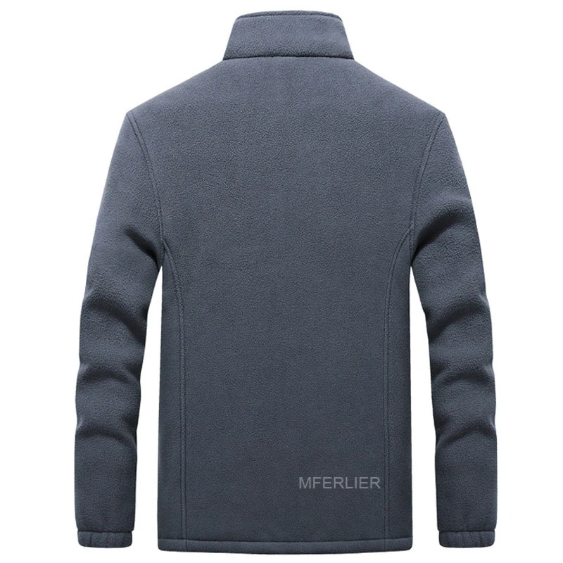Весенне-Зимние флисовые мужские куртки 5XL 6XL 7XL 8XL 9XL Бюст 150 см теплые мужские куртки