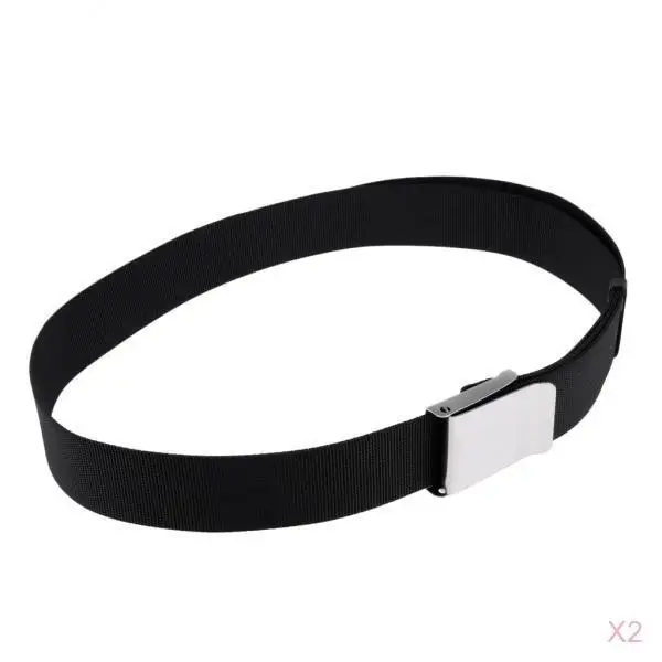 2Pcs Weight Belt Webbing Strap& Quick Release Buckle for Scuba Diving BCD- Secure& Durable