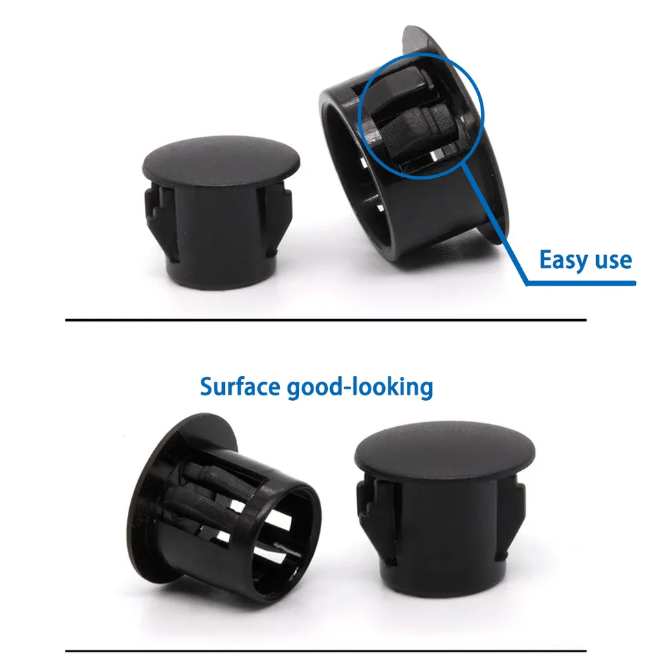 400pcs Plastic Hole Plug With Snap 6-25mm 5-26mm Nylon Cap Use For