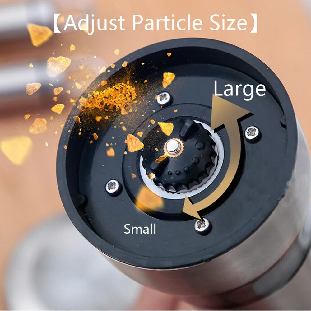 1pc New Stainless Manual Salt Pepper Mill Spice Grinder Muller Kitchen Tools Gadgets 3 Size