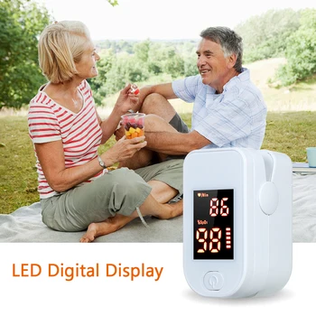 

Blood Pressure Monitor LED Digital Display Blood Oxygen Fingertip Pulse Oximeter Quick Accurate Measure Portable Finger Oximeter
