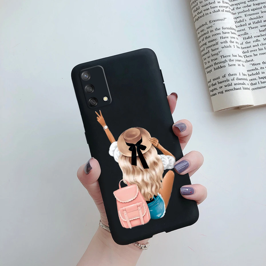 Cute Baby Girls Case For Oppo A74 Case OppoA74 CHP2219 Soft Silicone Phone Cases For Oppo A74 5G A 74 CPH2197 Back Cover Bumper cases for oppo back