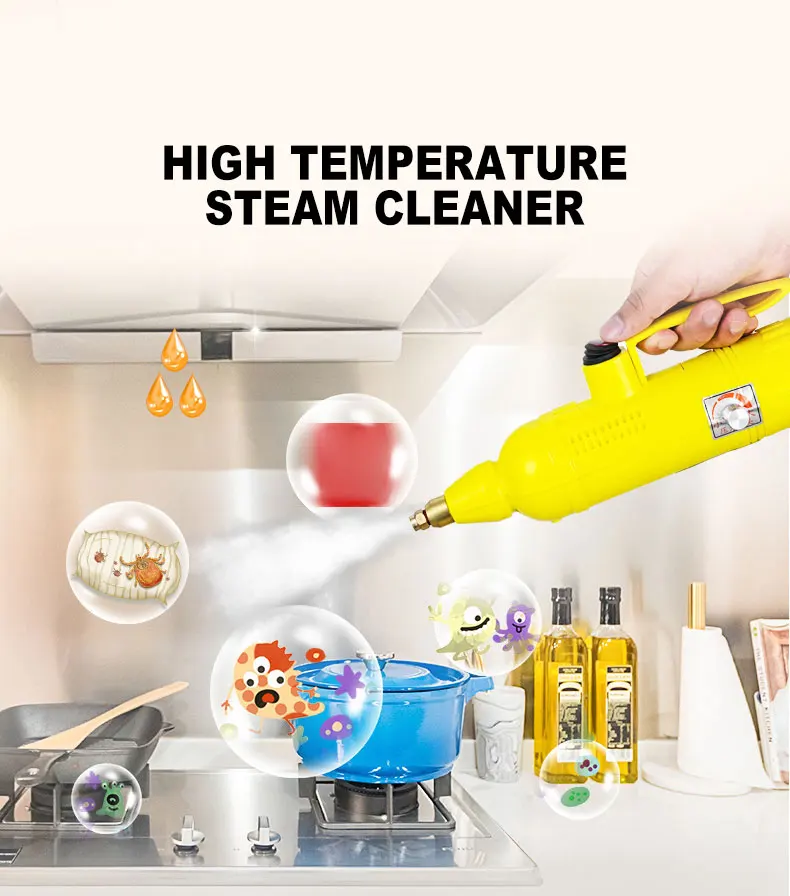 Description Picture 2 of item220V Electric Steaming Cleaner High Temperature And Pressure Steam Cleaner For Hood Air Conditioner Kitchen Tool Steaming Clean