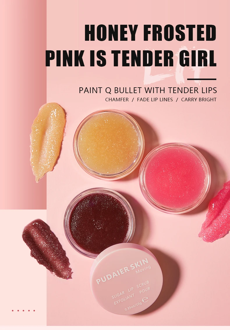 Lip Scrub Gentle Exfoliating Lip Balm Moisturizing Keratin Cream Exfoliating Base Lip Gloss Anti Aging Natural Wrinkle Lip Care