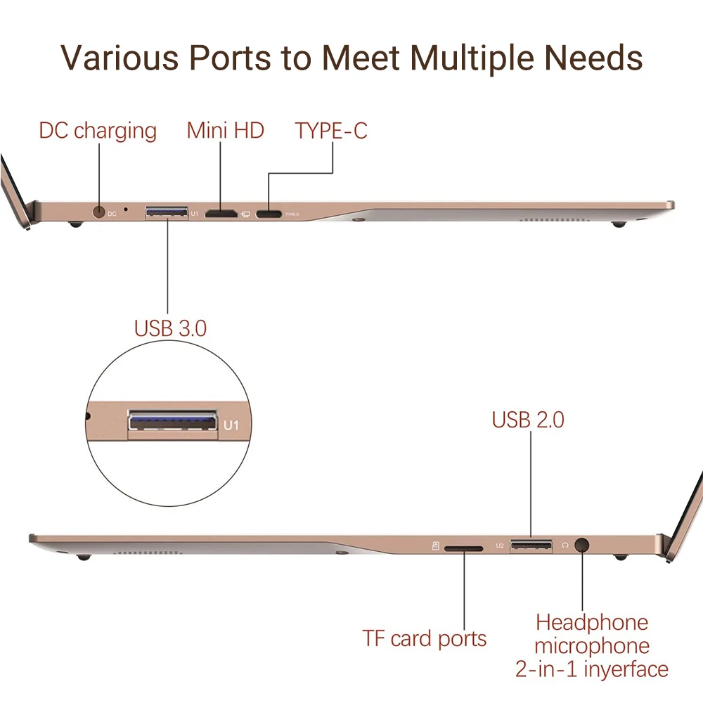 NEW Jumper EZbook X3 Air Notebook 8GB 128GB 13.3