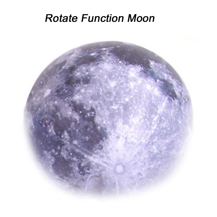 Rotate Moon Toy Планеты Солнечной системы игрушка для детей земля Звезда проектор домашние игрушки-гаджеты Рождественский подарок детям - Цвет: Rotate Moon Toy