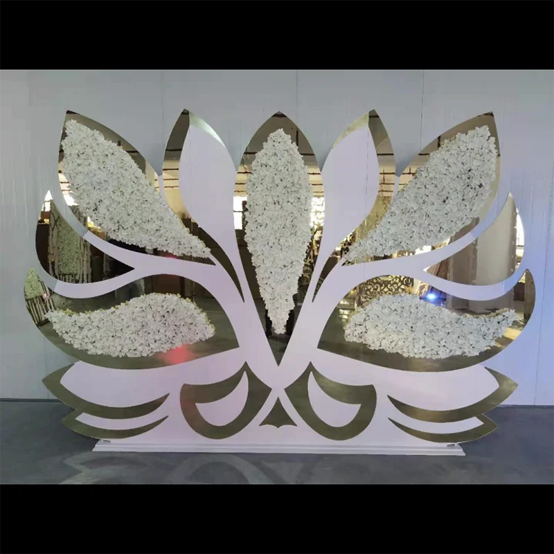 

Luxury Exquisite Gold Backdrop For Wedding Party Decorations.