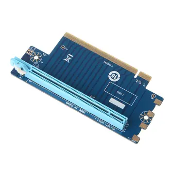 

PCI Express 16X Riser PCIe Graphics Card PCI-E Steering Card 90 Degrees Right Angle Riser Adapter for 1U 2U Host 4/6cm Width