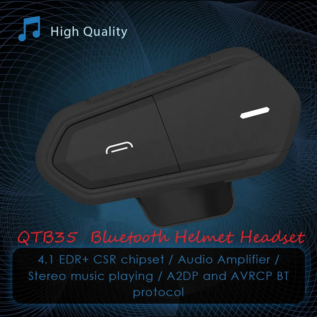 Bluetooth наушники BT 4,1+ EDR мотоциклетный шлем гарнитуры водонепроницаемый низкое потребление Беспроводные наушники