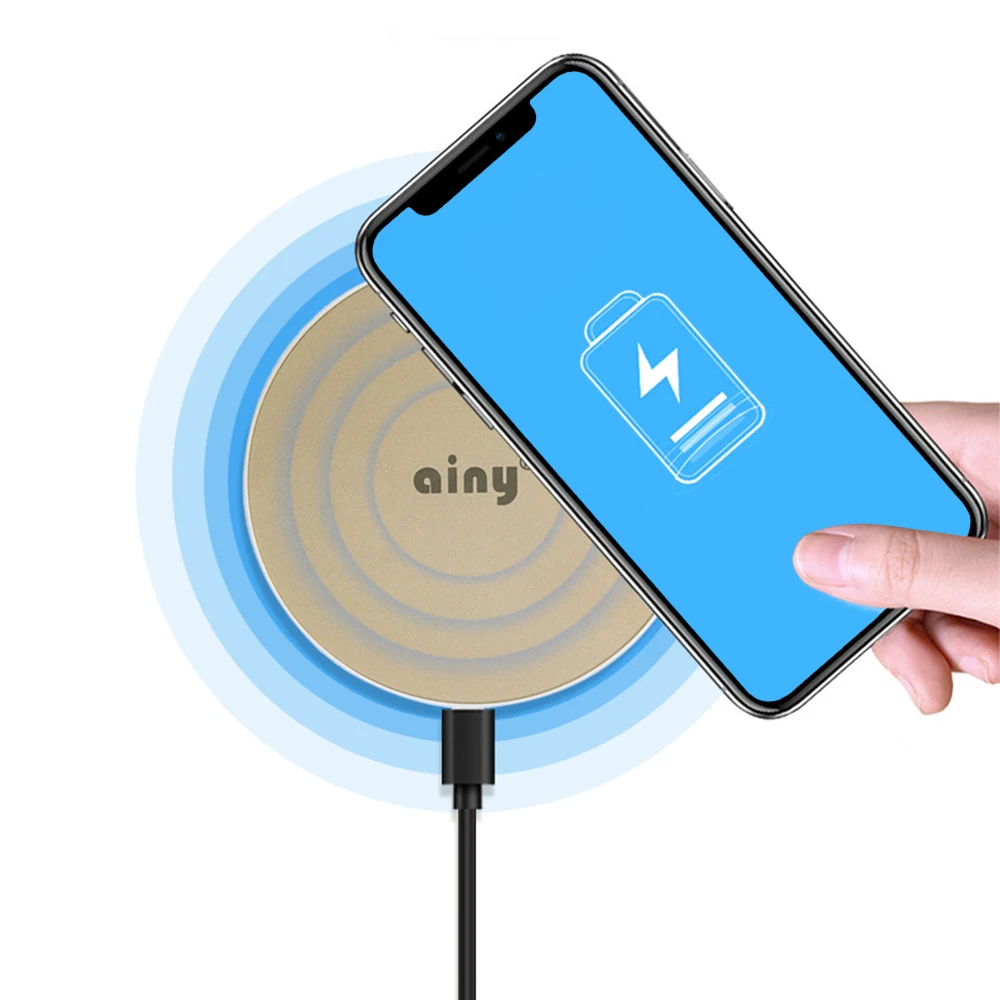  Wireless Charger for iPhone Xs Max X 8 Plus 10W Fast Charging Pad for Samsung Note 9 Note 8 S10 Plu