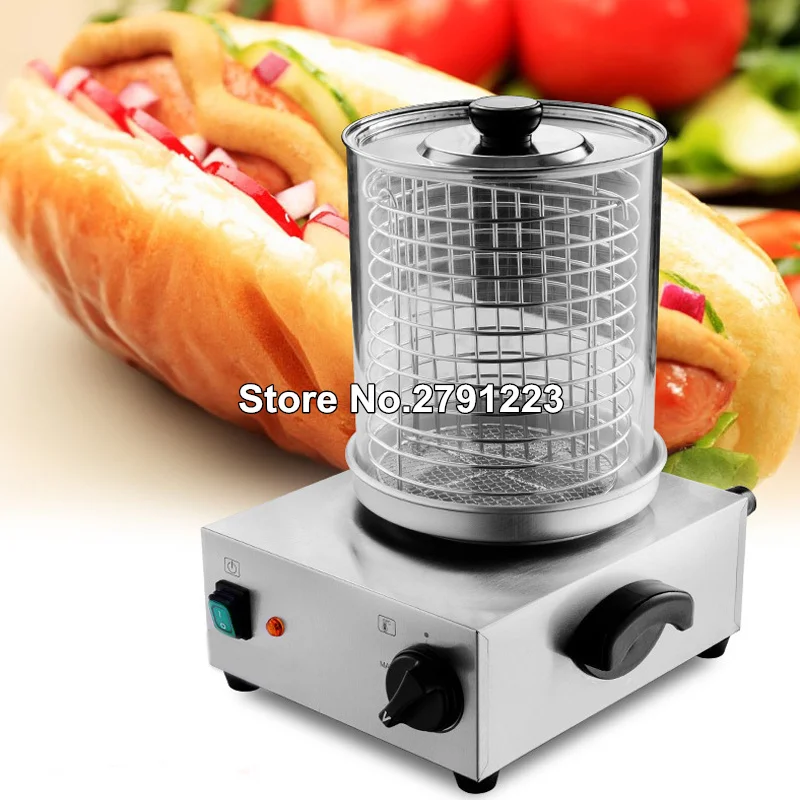 Commercial Electric Steaming Hot Dog Sausage Steamer Warmer Machine For