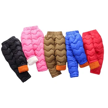 

Fashion Cute Boys Winter Pants Kids Warm Legging Baby Boy Children Pants Girls Winter Children Down Warm Trousers Clothes