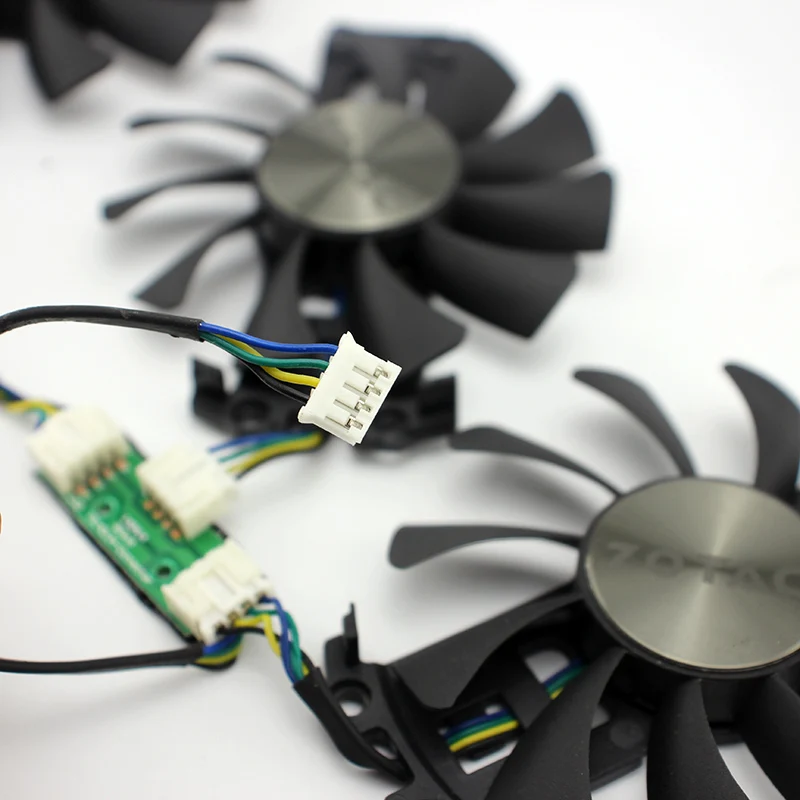 75 мм GA81S2U 4PIN вентилятор охлаждения для ZOTAC Geforce GTX980-4GD5 AMP GTX970 AMP 4 г графическая карта графический вентилятор Замена GTX960