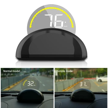 

China HD OBD2 Car HUD Head Up Display Automobile Trip On-Board Driving Computer GPS Speedometer Clear projector Diagnostic Tool