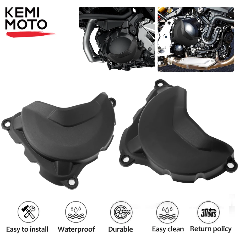 

Motorcycles Engine Cylinder Cover Head Protection Clutch Alternator Cover Guards Fit for BMW F750GS F850GS F900R F900XR 2pc