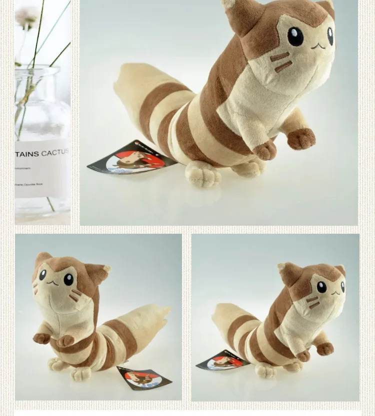 47 см мультфильм Furret аниме плюшевая игрушка милый Ootachi Sentret Эволюция чучело большой хвост стоячая мышь животные плюшевые игрушки мягкие куклы