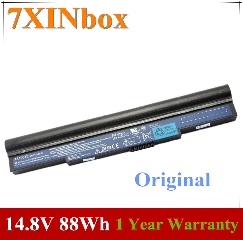 Оригинальный аккумулятор для ноутбука 7XINbox 14 8 в 88Wh 6000 мАч AS10C5E AS10C7E 934T2086F ACER 8943G 8950G