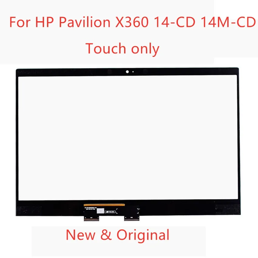

14-дюймовый сенсорный дигитайзер для HP Pavilion X360 14-cd 14CD 14-дигитайзер сенсорного экрана для ноутбуков 14M-CD сменная панель