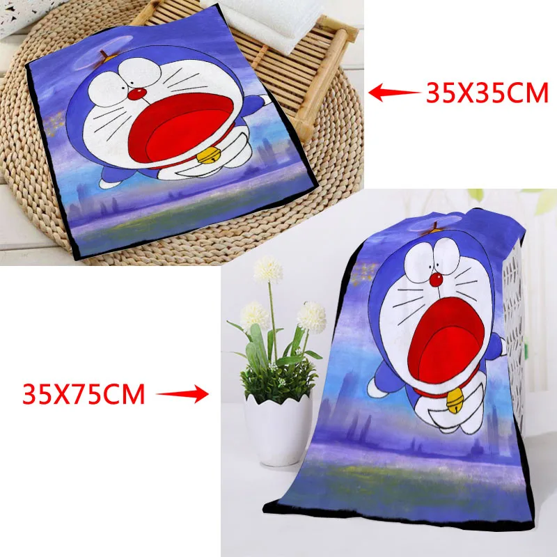 На заказ Doraemon печатное квадратное полотенце s микрофибра абсорбирующее быстросохнущее полотенце хлопок Дети Beathroom мочалка платок - Цвет: 23