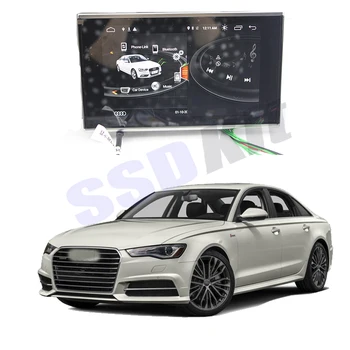 شراء سيارة أندرويد الإنترنت الوسائط المتعددة نافي لأودي A6 C7 RS6 MMi TFSi نظام تحديد المواقع ستيريو الصوت كاربلاي 360 الطيور عرض الملاحة