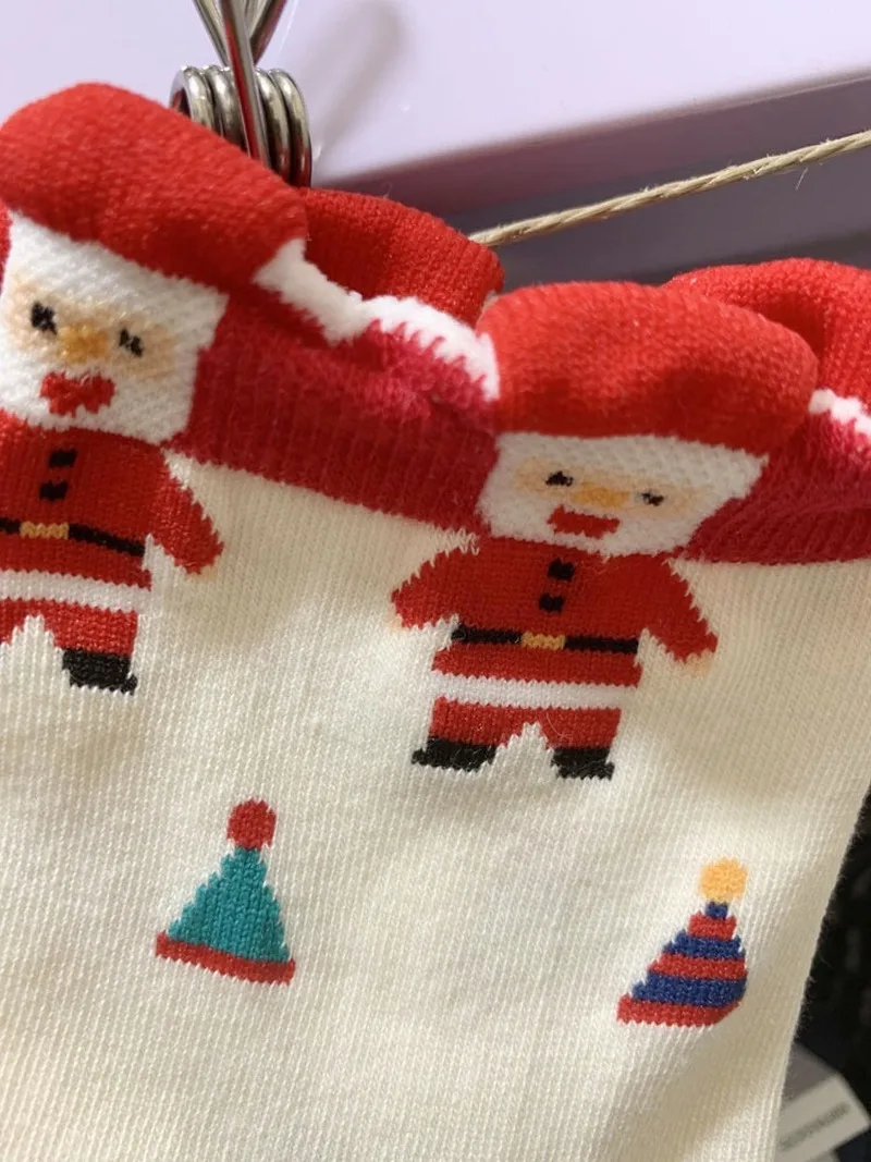 Рождественские хлопковые носки для мужчин и женщин с мультяшными животными, хлопковые свободные носки, качественные мягкие носки, Осень-зима, модные SA-8