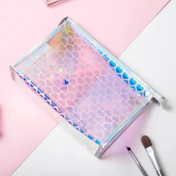 

Hot Sale Beauty Bag Lady Make Up Bag Girl Summer Jelly bag Fashion PVC Cosmetic Bag Travel Leopard print Cute Mini Dropshipping