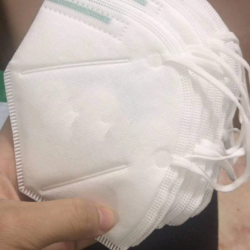 

Folding Mouth Face Mask Filtration Cotton Mouth Masks Anti-Dust Masks with Breathing Valves 10Pcs/set DQ-Drop