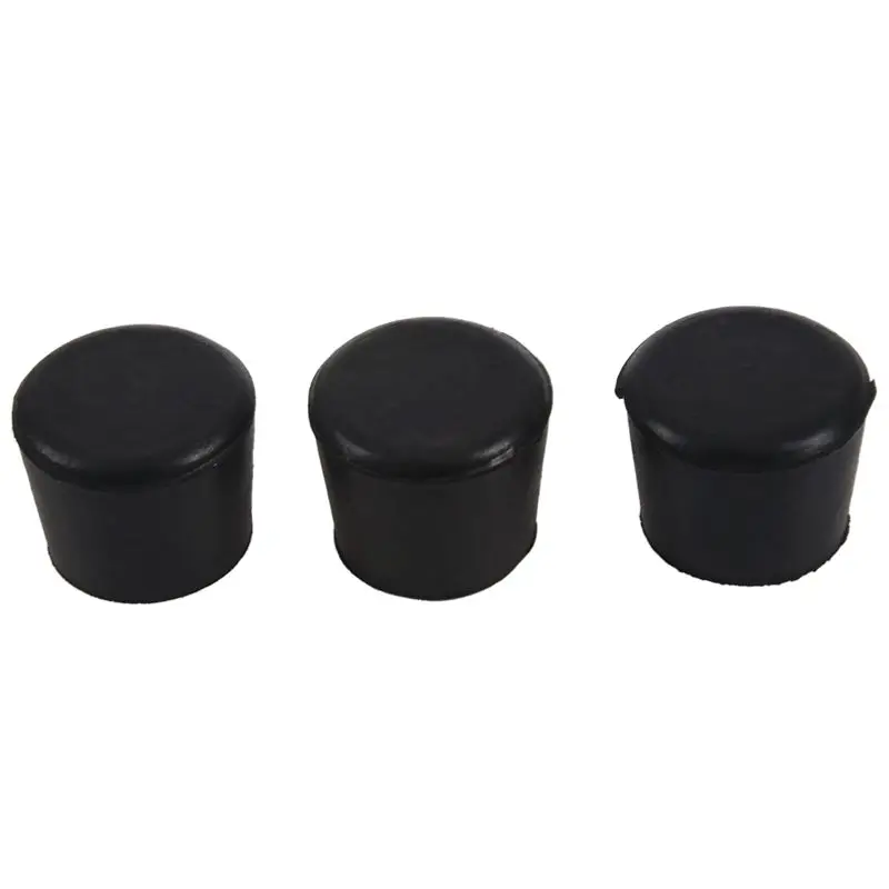 

Rubber Furniture Crutch Feet Stool Chair Leg Tip Pad 12Pcs Black
