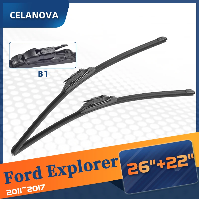 Щетка стеклоочистителя CELANONA для Ford Explorer 2011 2012 2013 2014 2015 2016 2017 бескаркасные