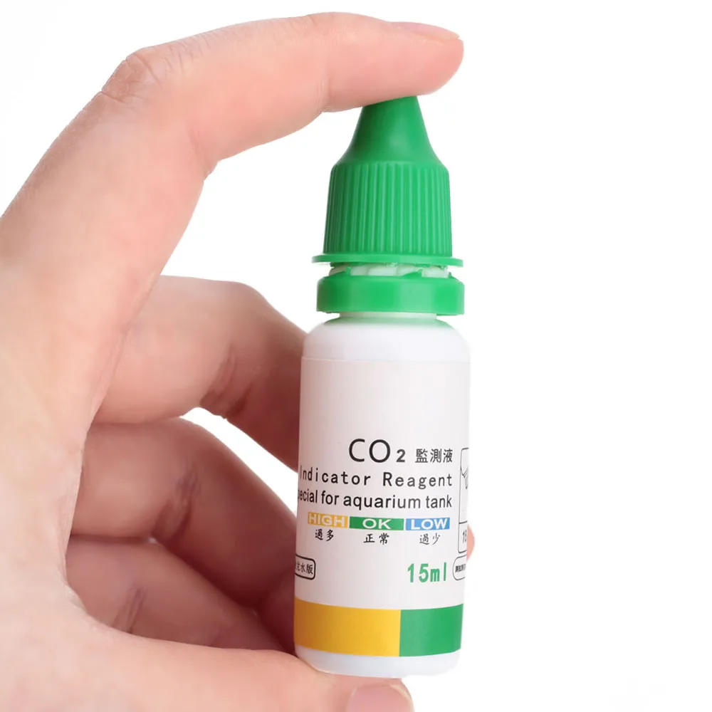 Прочный Аквариум CO2 инструмент белый обесцвечивание аквариум углекислый газ Тропические рыбы Домашние животные 15 мл CO2 PH инструмент обнаружения