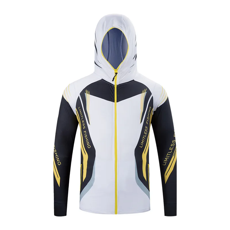 Details about   Fishing Sports Shirt Jacket Clothes Ice Silk Quick Dry Face Anti-uv Protection 