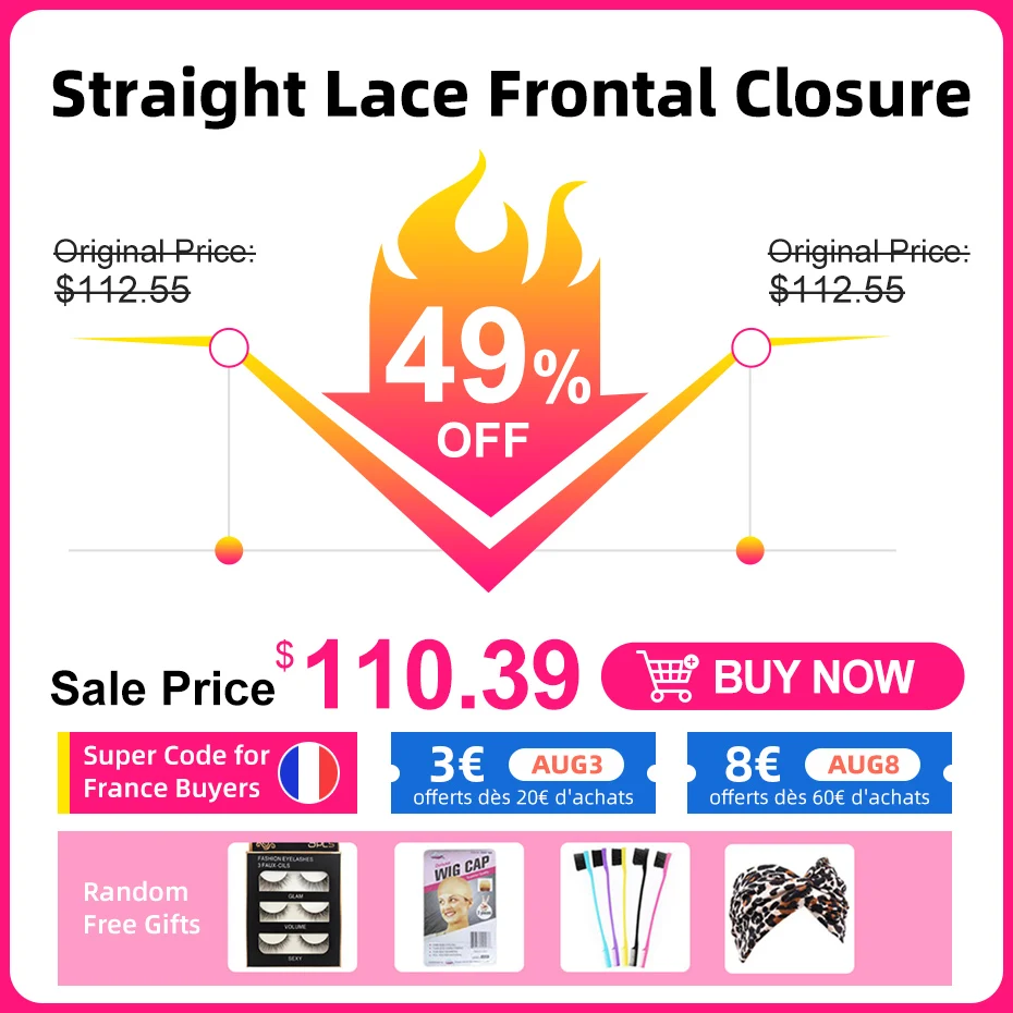 Gabrielle Transparent Lace Frontal Brazilian Straight 13x4 Lace Frontal Closure Human Hair Medium Brown Swiss Lace Remy Hair