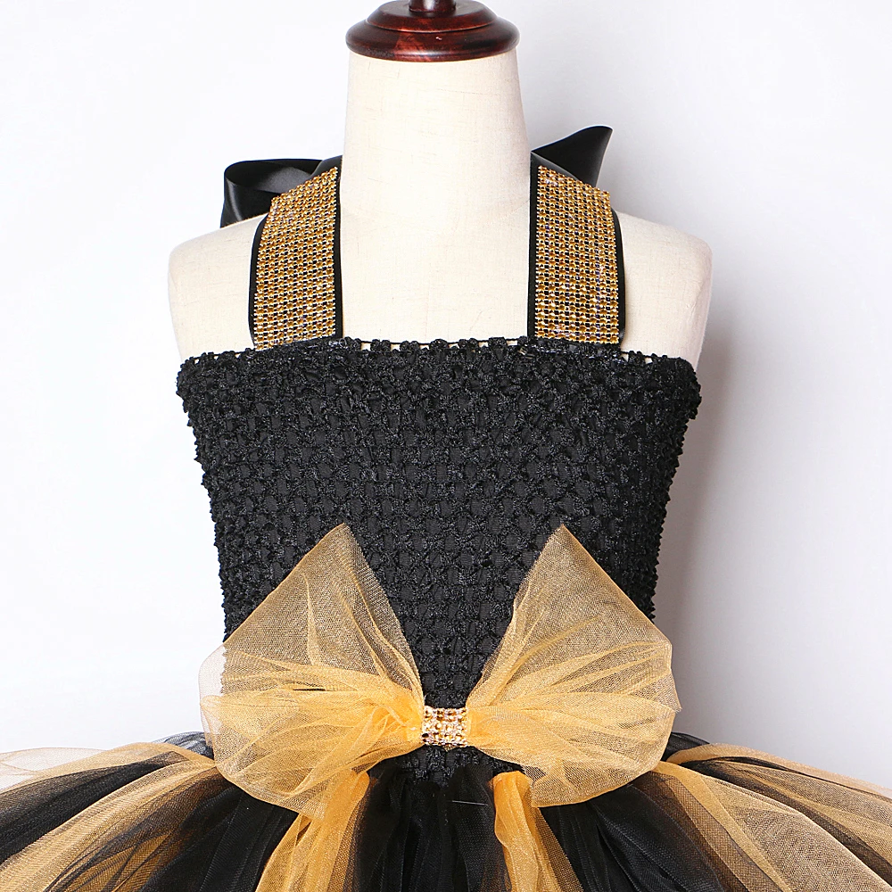 green emerald velvet dress Professional Black Classic Ballet Tutu Costume With Golden Appliqués B –  UniqueBallet main image 0