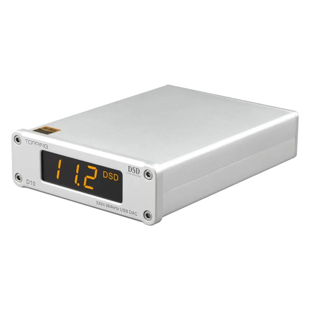 Новый TOPPING D10 USB DAC оптический коаксиальный выход XMOS ES9018K2M OPA2134 аудио усилитель