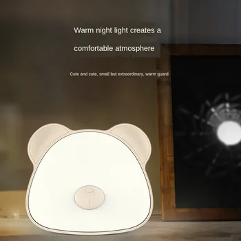 

New creative NIGHT LIGHT Bedroom bedside nursing table lamp touch sensitive led with sleeping atmosphere