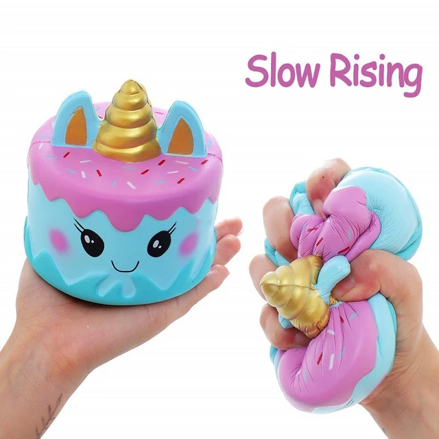1pc Squishy Slow Rising Toys Simulation Food Cake Bread Ice Cream Soft Stress Relief Squeeze Toys For Children 5