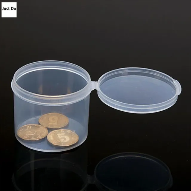 Round Plastic Storage Containers  Round Clear Plastic Container - 10pcs  Round Clear - Aliexpress