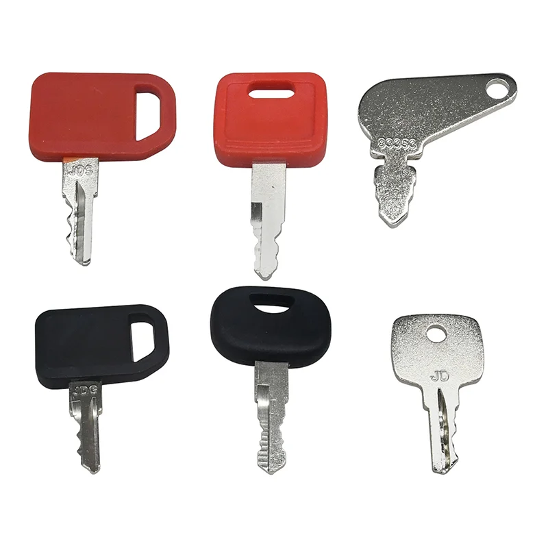 

6 шт., ключи зажигания 10221073 Φ AT322699, совместимы с трактором John Deere 1020 1120 1030 1130 1630 1054 1404 1520