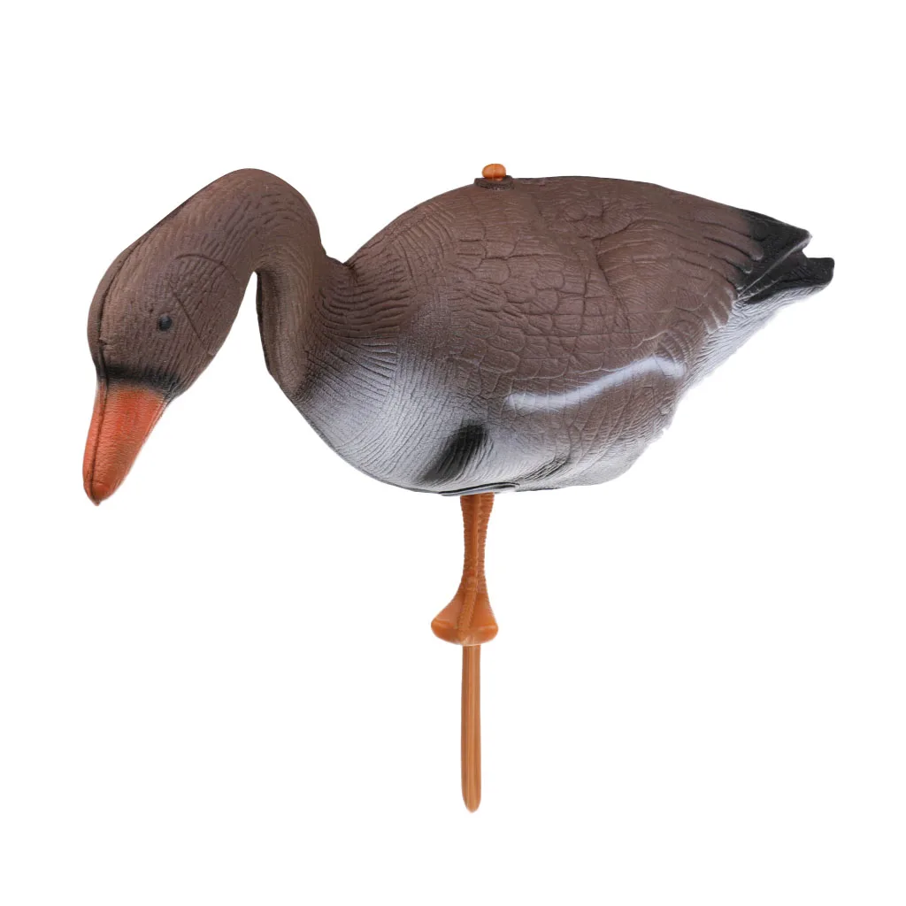 4pcs 3D Plastic Floating Swan Decoy Goose Target Decor Simulation Ornaments for Outdoor Hunting Fishing Garden Lawn Pond