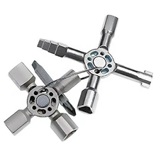 10 в 1 Многофункциональный Электрический шкаф управления треугольный ключ дверь лифта пиковый клапан Новое поступление храповой ключ набор