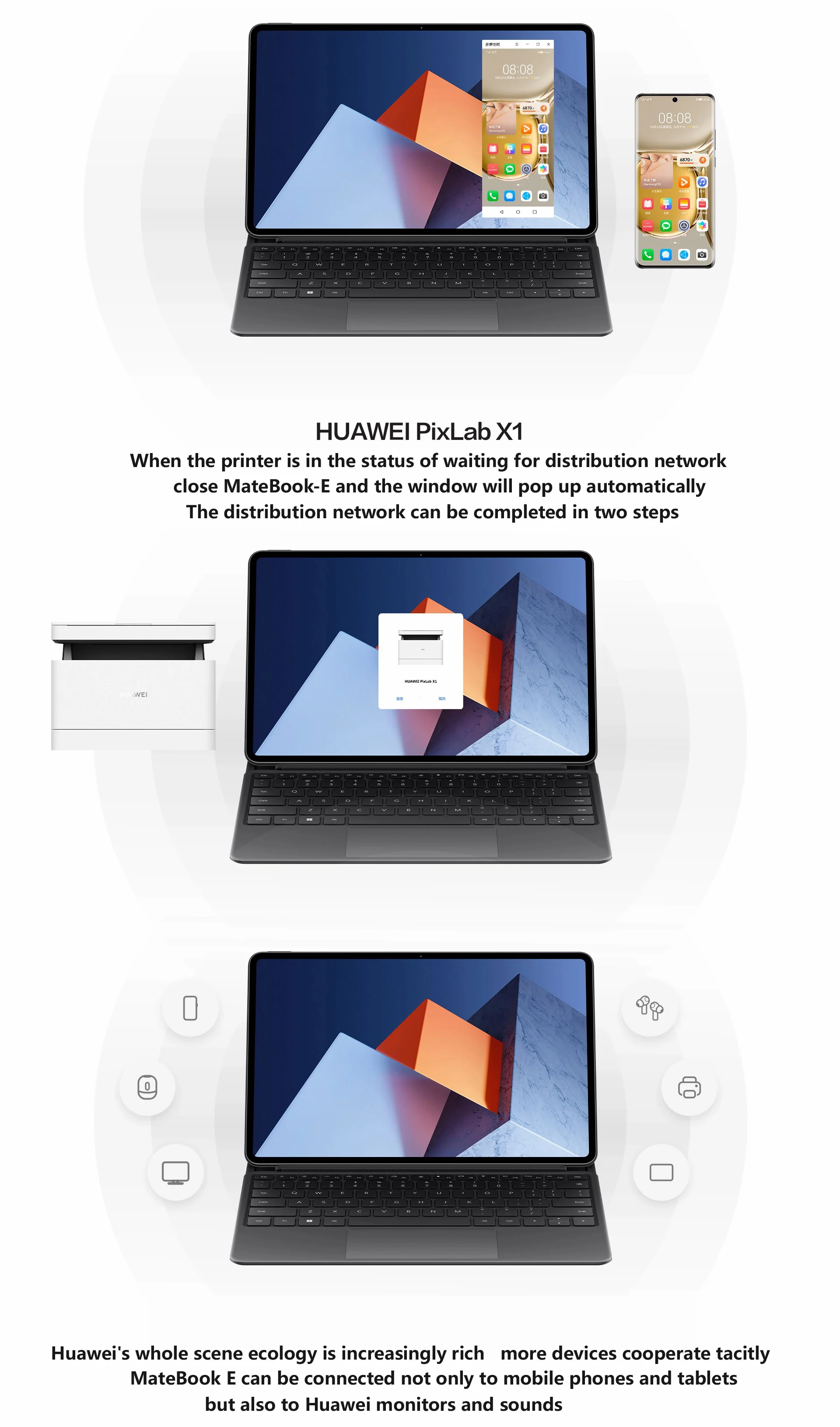 2022 HUAWEI MateBook E 2in1 Notebook Laptop PC with 12.6 Inch