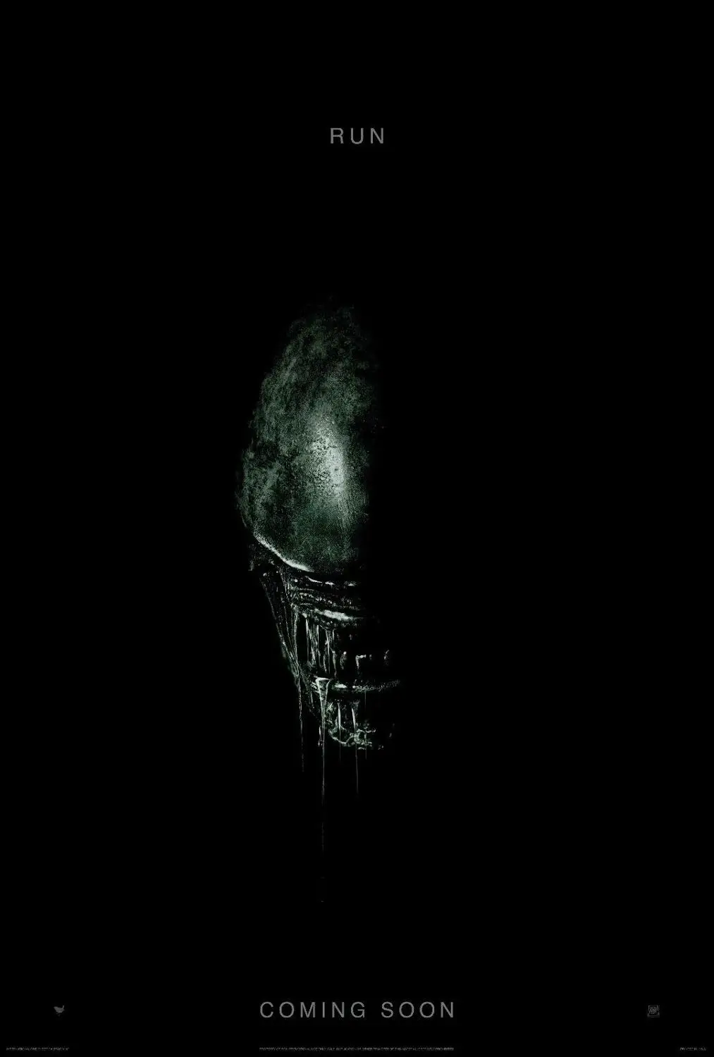 Плакаты из фильма ALIEN covention «RUN», постеры, холст, печать, настенное искусство для декора гостиной, спальни|Рисование и каллиграфия| | АлиЭкспресс