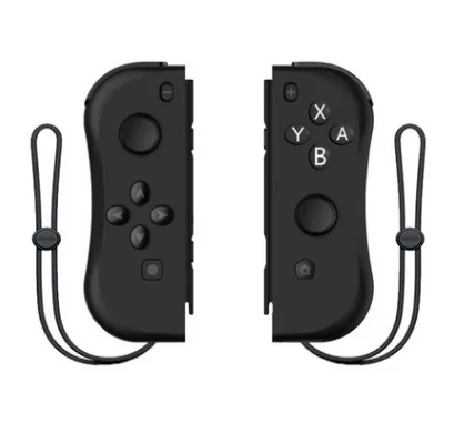 black ДЛЯ NS Joy-Con(L/R) Беспроводные bluetooth-игровые контроллеры, красный синий джойстик для геймпада, джойстик для Nintendo Switch Console - Цвет: black
