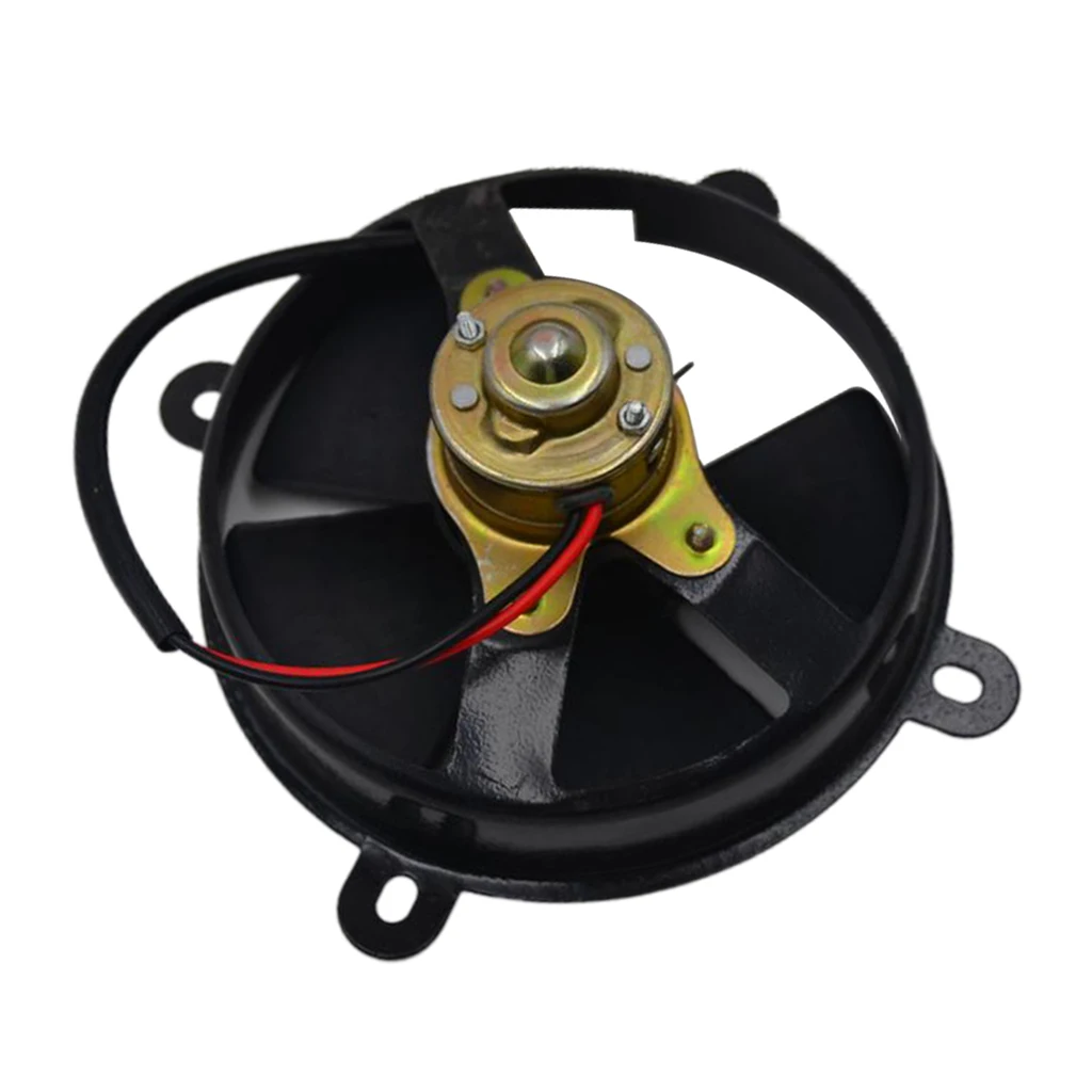 6in Black 5blade Electric Radiator Cooling Fan For 150cc Atv Quad Dirt